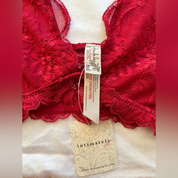 NWT Free People Intimately Last Dance Lace Halter Bralette - Picture 3 of 3